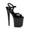 Pleaser - FLAMINGO809 Sandaal met enkelband, Paaldans schoenen - Paaldans schoenen - Zwart Product image